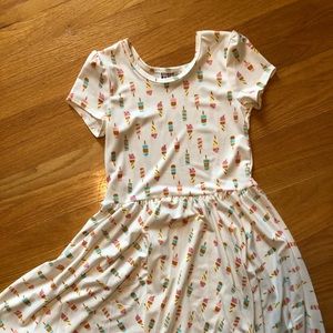 Dot Dot Smile, ice cream theme, short sleeve sleeve, color material, size 8/10